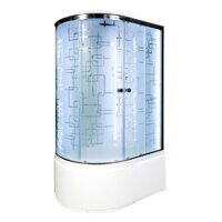 Душевая кабина Dto EM4511R LED с гидромассажем