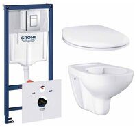 Унитаз с инсталляцией Grohe Bau Ceramic NW0004