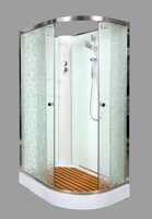 Душевая кабина DETO ЕМ1511 L N (без крыши)