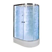Душевая кабина Dto EM2712LN LED с гидромассажем